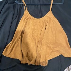 Soft Flowy Cropped Tank Top